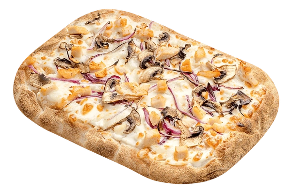 Заказать "Пицца Сливочный цыпленок" с доставкой в Воронеже от ресторана Farfor Пицца Сливочный цыпленок