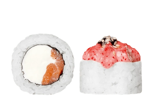 Ролл Лава с Лососем Запеченный