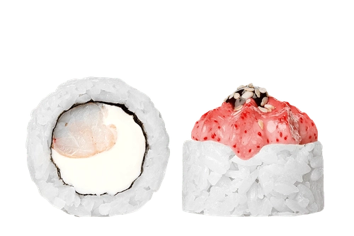 Ролл Лава с Креветкой Запеченный