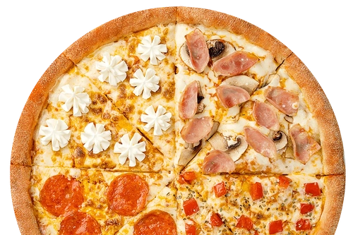 Заказать "Четыре сезона 25см" с доставкой в Казани от ресторана Farfor Четыре сезона