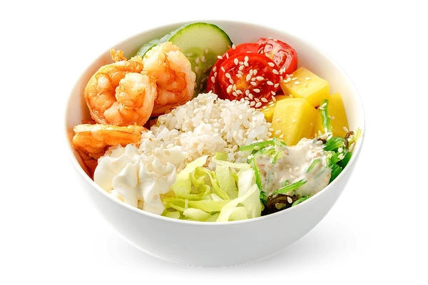 Поке с креветками