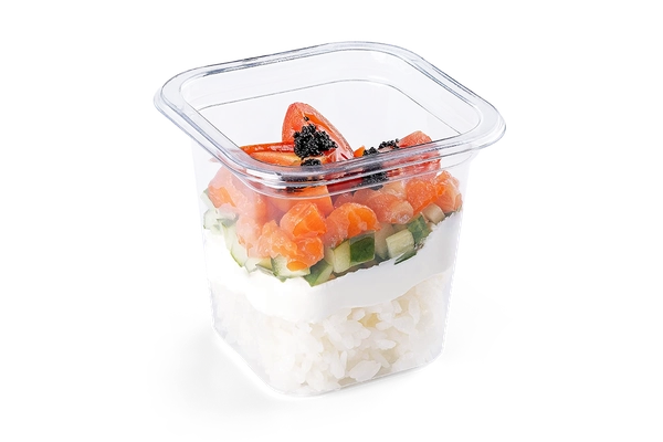 Трайфл с лососем