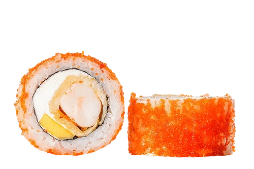 Калифорния с креветкой и манго 1/2