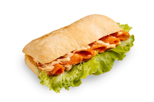 Сендвич с пепперони