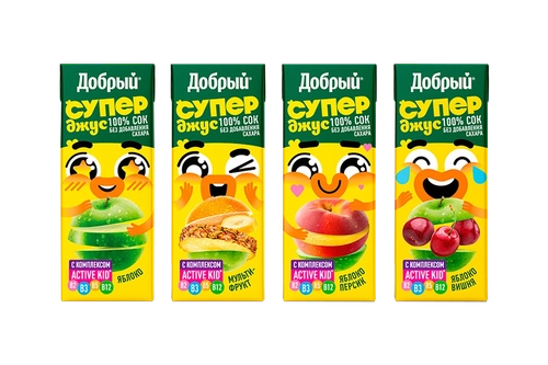 Сок детский в ассортименте 0,2л